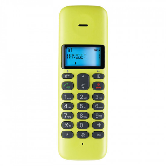 Motorola T301 Lime Lemon (Ελληνικό Μενού) Ασύρματο τηλέφωνο με ανοιχτή ακρόαση
