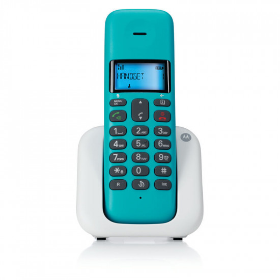 Motorola T301 Turquoise (Ελληνικό Μενού) Ασύρματο τηλέφωνο με ανοιχτή ακρόαση