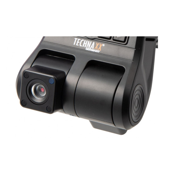 Διπλή Κάμερα DVR Αυτοκινήτου με Οθόνη 2" για Παρμπρίζ με Βεντούζα Technaxx TX-185
