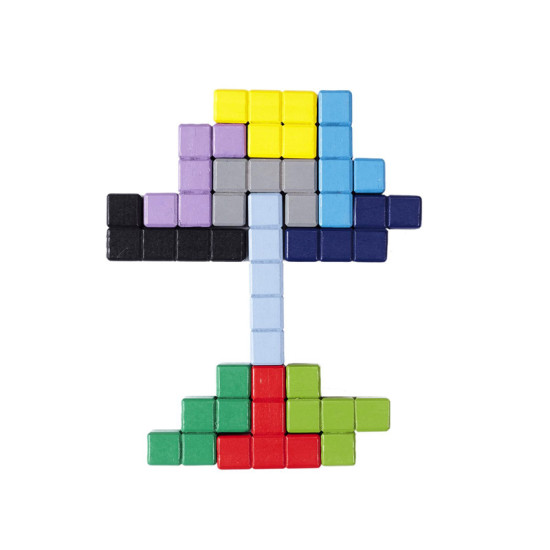 Εκπαιδευτικό Ξύλινο Παιχνίδι Montessori Puzzle με Σχήματα Jeux 2 Momes EA10275