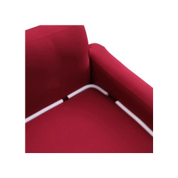 Ελαστικό Κάλυμμα για Πολυθρόνα με Μαξιλαροθήκη 140 x 90 cm Χρώματος Κόκκινο Hoppline HOP1001099-2