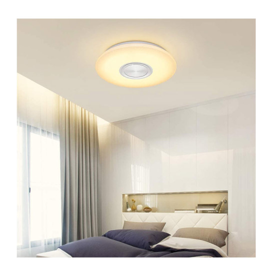 Έξυπνη Λάμπα Οροφής με LED Πολύχρωμο Φως και Τηλεχειριστήριο 36 W Hoppline HOP1001093