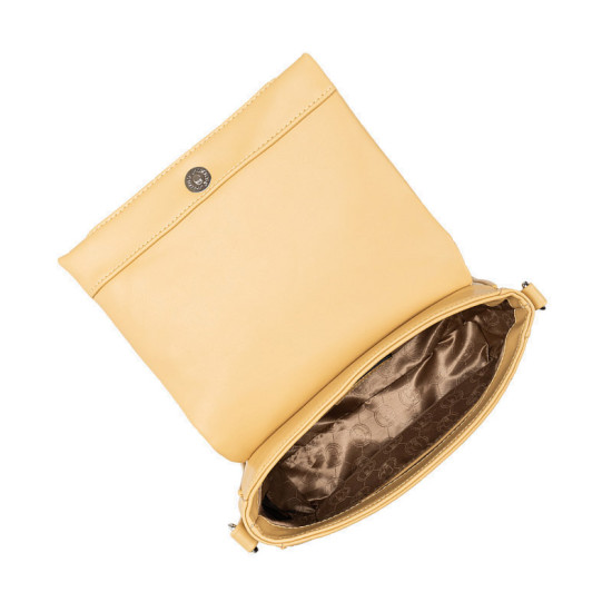 Γυναικεία Τσάντα Ώμου Χρώματος Κίτρινο Puccini BK1231152M-6D