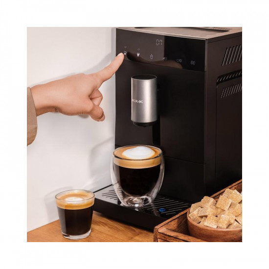 Υπεραυτόματη Καφετιέρα Espresso Cremmaet Compact 19 Bar με Μύλο Άλεσης Καφέ Cecotec CEC-01636