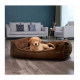 Κρεβάτι Σκύλου 110 x 75 x 27 cm Χρώματος Σκούρο Καφέ Feandrea PGW12CC
