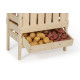 Ξύλινο Έπιπλο Αποθήκευσης για Πατάτες 80 x 30 x 50 cm Idomya 30012225