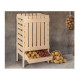 Ξύλινο Έπιπλο Αποθήκευσης για Πατάτες 80 x 30 x 50 cm Idomya 30012225