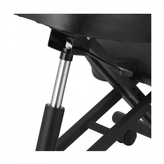 Μεταλλική Γονατιστή Καρέκλα με Ρυθμιζόμενο Ύψος 47 x 70 x 59 cm Χρώματος Μαύρο Hoppline HOP1001086-1