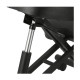 Μεταλλική Γονατιστή Καρέκλα με Ρυθμιζόμενο Ύψος 47 x 70 x 59 cm Χρώματος Μαύρο Hoppline HOP1001086-1