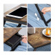 Ξύλινο Βοηθητικό Πτυσσόμενο Τραπέζι Πολλαπλών Χρήσεων με Βάση για Laptop 71 x 35 x 23 cm Songmics LLD110B01