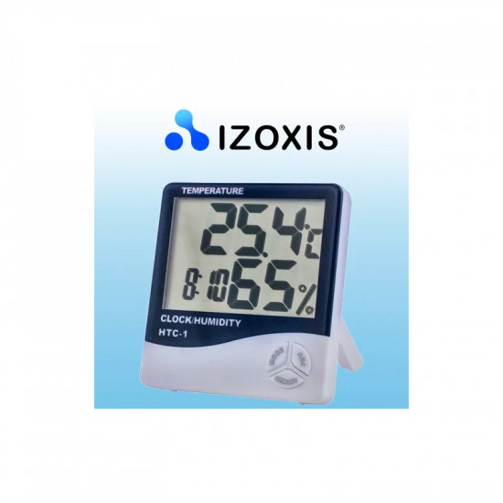 Μετεωρολογικός Σταθμός Μπαταρίας με LCD Οθόνη Izoxis 23353