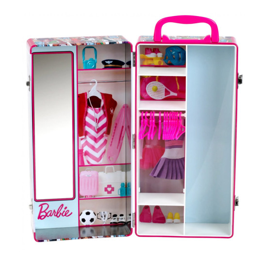 Ντουλάπα Ρούχων Barbie με Κρεμάστρες Klein 5801