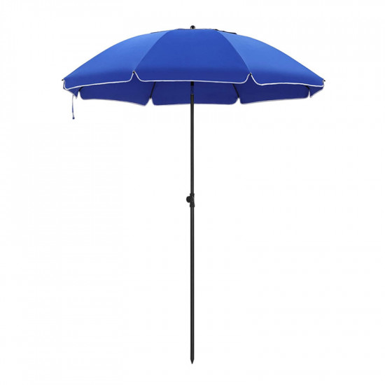 Ομπρέλα Δαπέδου από Ατσάλι με 8 Ακτίνες 2.3 m Χρώματος Μπλε Songmics GPU65BUV1