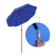 Ομπρέλα Δαπέδου από Ατσάλι με 8 Ακτίνες 2.3 m Χρώματος Μπλε Songmics GPU65BUV1
