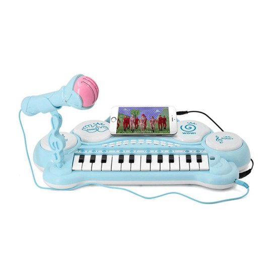 Παιδικό Ηλεκτρονικό Πιάνο με Σκαμπό και Μικρόφωνο 02834589 Bakaji 8052877979349
