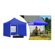 Πτυσσόμενο Κιόσκι Κήπου 2.9 x 2.9 x 3.2 m Χρώματος Μπλε Hoppline HOP1000807-1