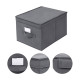 Σετ Πτυσσόμενα Υφασμάτινα Κουτιά Αποθήκευσης 30 x 40 x 25 cm 3 τμχ Songmics RFB03G