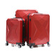 Σετ 3 Βαλίτσες Χρώματος Κόκκινο Cheffinger CF-ABS03-RED