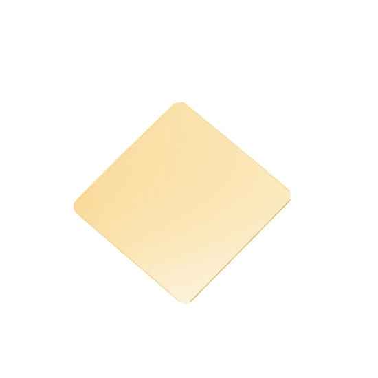 Σετ Επιτοίχιοι Καθρέπτες σε Σχήμα Ρόμβου 14.5 x 14.5 cm Χρώματος Χρυσό 12 τμχ Home Deco Factory HD4373-Square