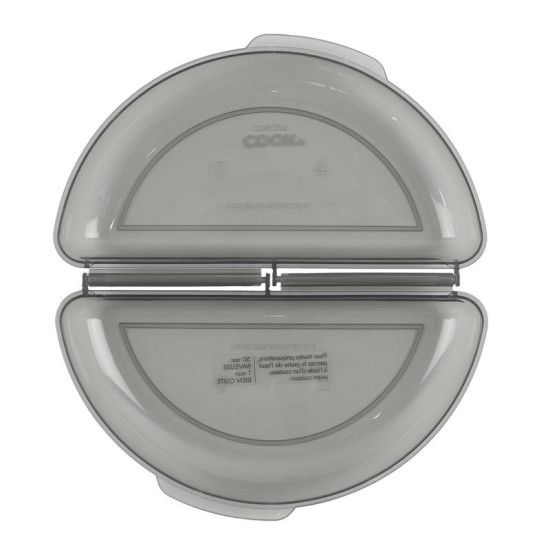Σκεύος Παρασκευής Ομελέτας για Φούρνο Μικροκυμάτων 5 x 12.2 x 21.2 cm Χρώματος Γκρι Cook Concept KC2151-Grey