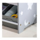 Ξύλινη Παιδική Ραφιέρα με 9 Υφασμάτινα Καλάθια Αποθήκευσης 63 x 30 x 60 cm ZONEKIZ 311-055V00GY
