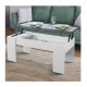 Ξύλινο Τραπέζι Σαλονιού 100 x 70 x 57 cm Χρώματος Λευκό Gloria Idomya 30080085
