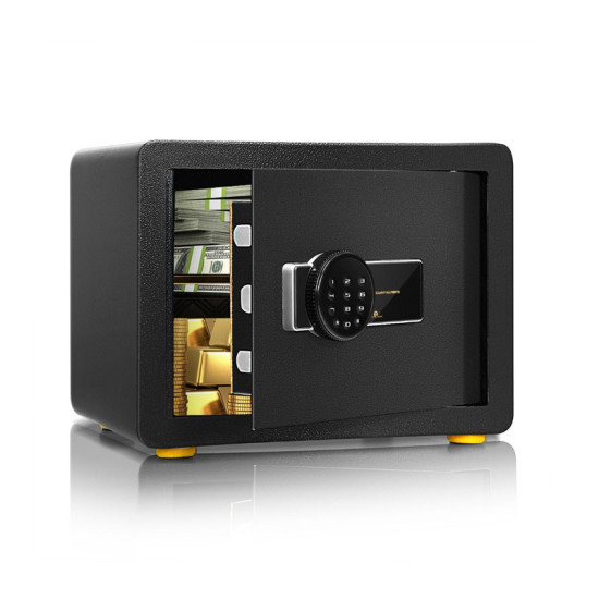 Χρηματοκιβώτιο Ασφαλείας με Ηλεκτρονική Κλειδαριά και Κλειδί 40 x 30 x 31 cm Costway EL10001