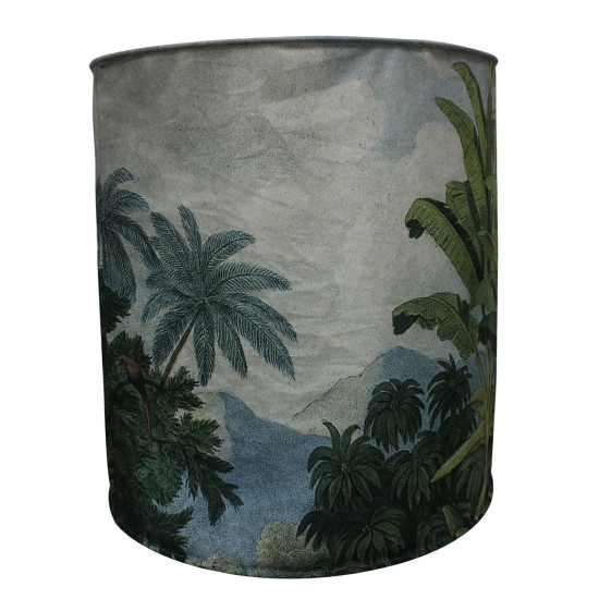 Supergreens Φωτιστικό Οροφής Βελούδινο “Tropical” Πολύχρωμο Ε27 50x50x56 εκ.