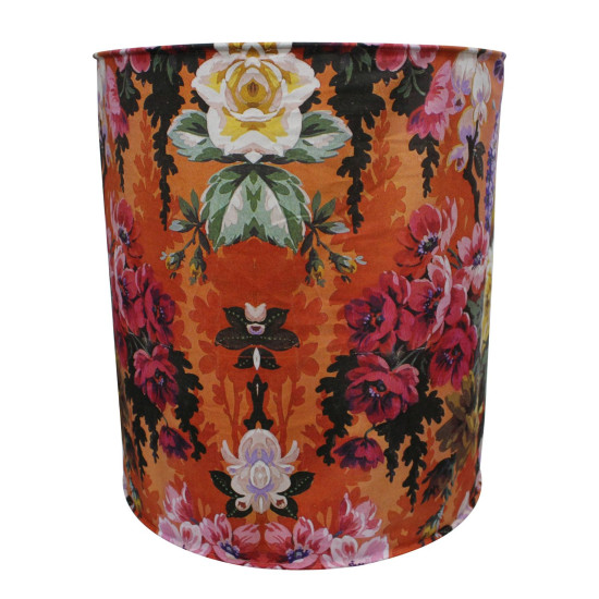 Supergreens Φωτιστικό Οροφής Βελούδινο “Floral” Πολύχρωμο Ε27 50x50x59 εκ.