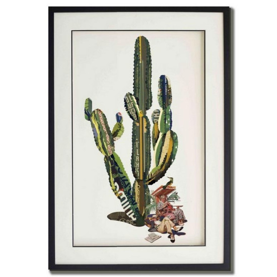Supergreens Πίνακας Κολάζ “Cactus” 60x80 εκ.
