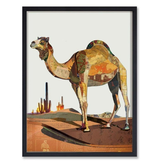 Supergreens Πίνακας Κολάζ “Camel” 75x100 εκ.