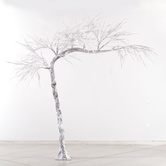 Supergreens Τεχνητό Δέντρο Γυμνό Χιονισμένο Λευκό 320 εκ.