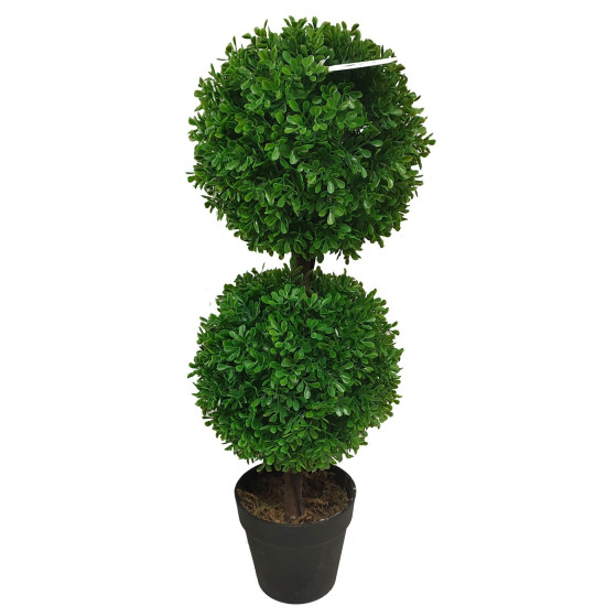 Supergreens Τεχνητό Φυτό Πυξάρι Διπλό Πράσινο 60 εκ.