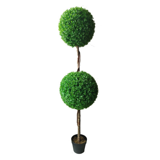 Supergreens Τεχνητό Δέντρο Πυξάρι Διπλός Πράσινο 150 εκ.