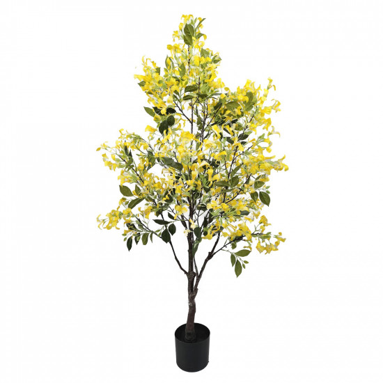 Supergreens Τεχνητό Δέντρο Αγιόκλημα "Lonicera" Κίτρινο 70x75x140 εκ.