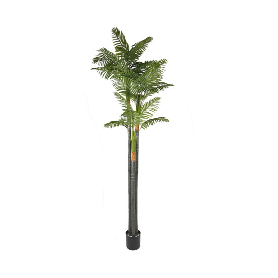 Supergreens Τεχνητό Δέντρο Φοίνικας "Arborea" με Τριπλό Κορμό Πράσινο 280 εκ.