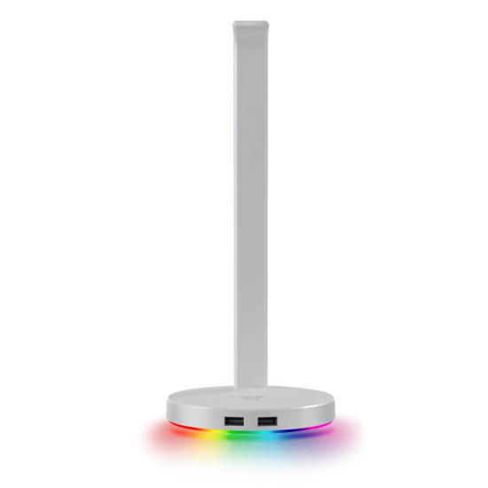 Razer BASE STATION V2 MERCURY Chroma - Chroma Enabled Headset Stand with USB 3.1 Hub and 7.1 Surroun