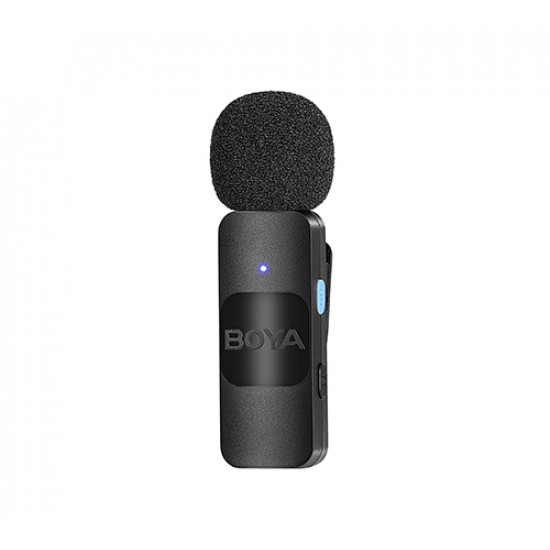 BOYA BY-V20 Wireless 2-person Lavalier Microphone for Android Mini Lapel USB-C connection