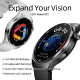 QCY Watch GT S3 Gray - 1,43" HD AMOLED touch 466x466 60Hz Always On Call BT Smart Watch IPX8 14day