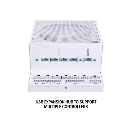 Lian Li Edge 1000W White 80+ Platinum, Fully Modular SFX PSU