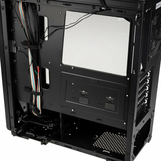 Kolink Quantum RGB Midi Tower Tempered Glass PC Case (E-ATX, 340mm GPU, panel)