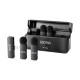 BOYA BY-V4D Wireless 4 person 4-channel mini Lavalier Lightning iPhone 2.4GHz Microphone