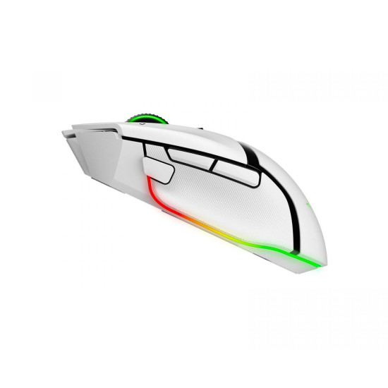 Razer BASILISK V3 PRO WHITE WIRELESS - Optical Switches - Tilt Wheel - 11 Buttons - 30k Sensor