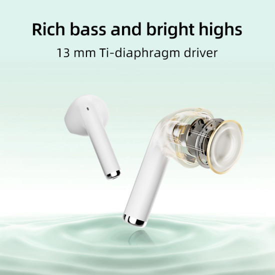 QCY T29 AilyBuds Lite TWS Black - ENC Semi Ear earbuds Bluetooth 5.3 22,5 hours earbud True Wireless