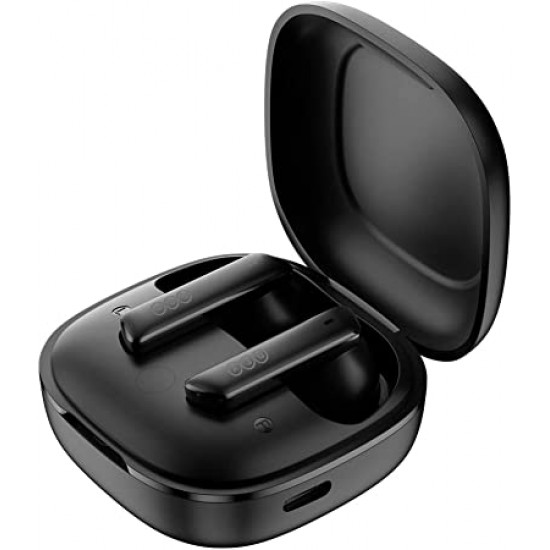 QCY HT05 Melobuds ANC TWS BLACK Dual Driver 6-mic noise cancel. True Wireless Earbuds - 10mm drivers
