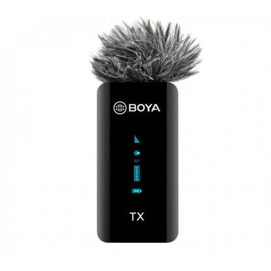 BOYA BY-XM6-S1 2.4 Ghz wireless mic system 3.5mm for camera, phone, laptop (1 transmitter)