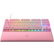 Razer HUNTSMAN V2 Tenkeyless QUARTZ - RGB Optical Gaming Keyboard (Linear Red Switch) - US Layout