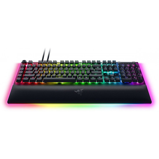 Razer BLACKWIDOW V4 PRO - Gaming Mechanical RGB Keyboard -  Yellow Silent Switches - Macros