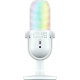 Razer SEIREN V3 CHROMA - WHITE - RGB USB Condenser Microphone - Gain Limiter - Build-in Shock Absorb