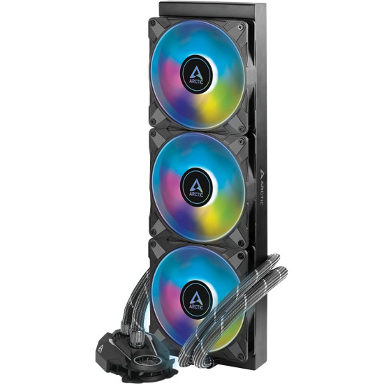 Arctic Liquid Freezer II - 420 A-RGB : All-in-One CPU Water Cooler with 420mm radiator and 3x P14 PW